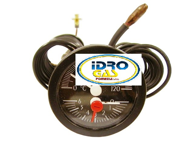 TERMOIDROM.CAPILLARE 0-4 BAR D.60 0-120 ATT. 1/4